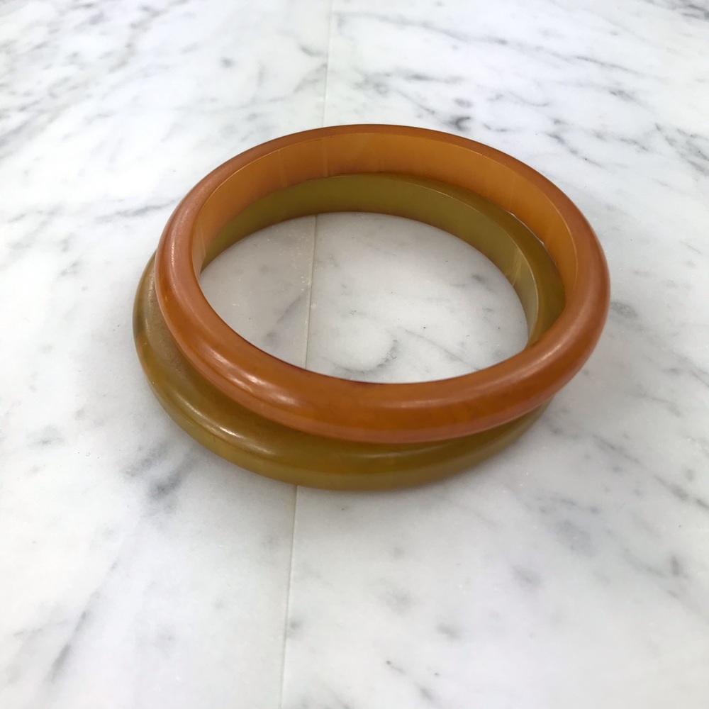 Vtg 1940s 50s Bakelite bangle bracelets bundle